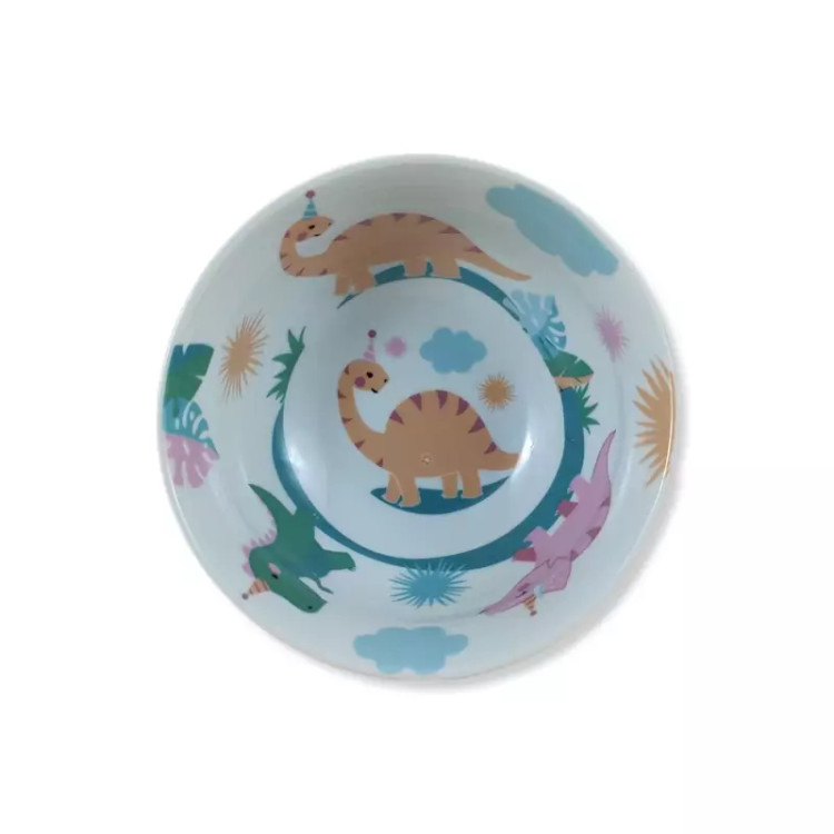 کاسه سرویس چینی 5 پارچه غذاخوری کودک برند لورین طرح داینامون