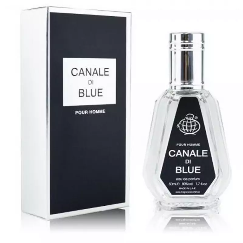 ادکلن برند فرگرانس مدل canale di blue حجم 50 میل اماراتی