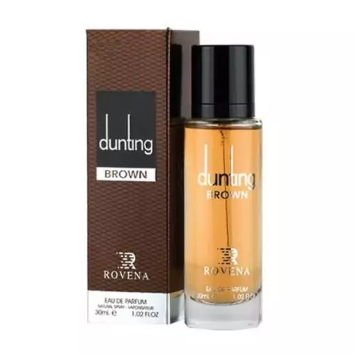 ادکلن مردانه 30 میل روونا مدل دانتینگ قهواه ای رایحه دانهیل قهوه ای