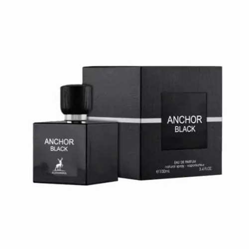 ادکلن 100میل مردانه الحمبرا مدل انکر بلک رایحه لالیک انکر نویر