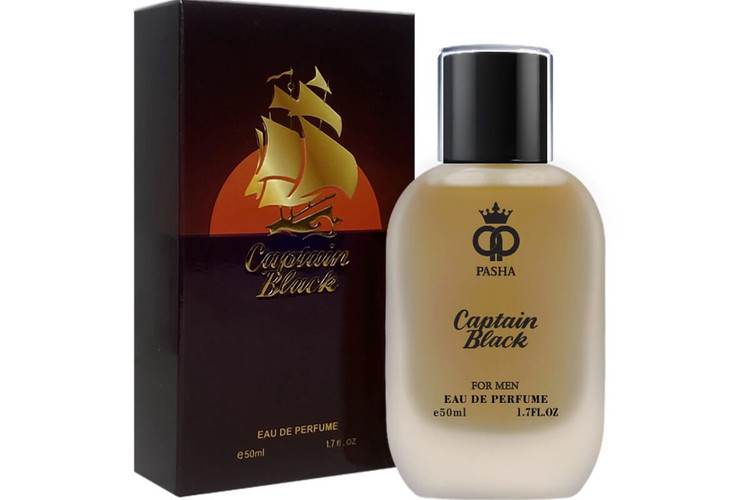 ادوپرفیوم 50 میل مردانه پاشا مدل کاپتان بلک وی آی پی