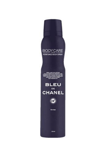 اسپری 200 میل زنانه بادی کر مدل بلو چنل