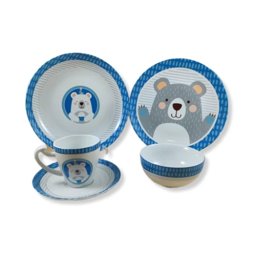 سرویس چینی 5 پارچه غذاخوری کودک برند لورین طرح پابلو