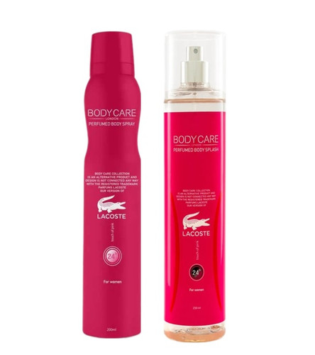 پک دو عددی بادی اسپلش و اسپری مدل لاگوست صورتی