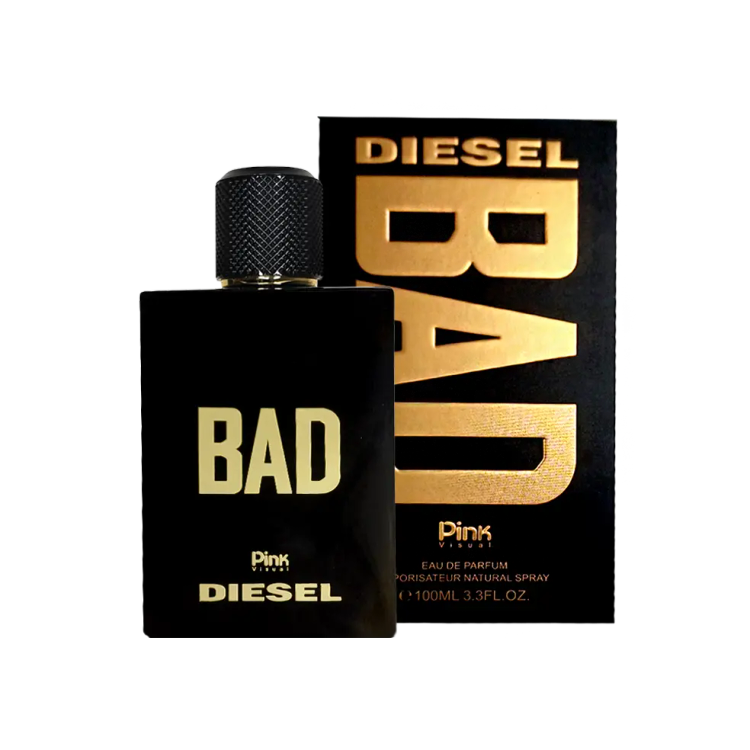 ادوپرفیوم 100 میل مردانه پینک ویژوال مدل بد دیزل